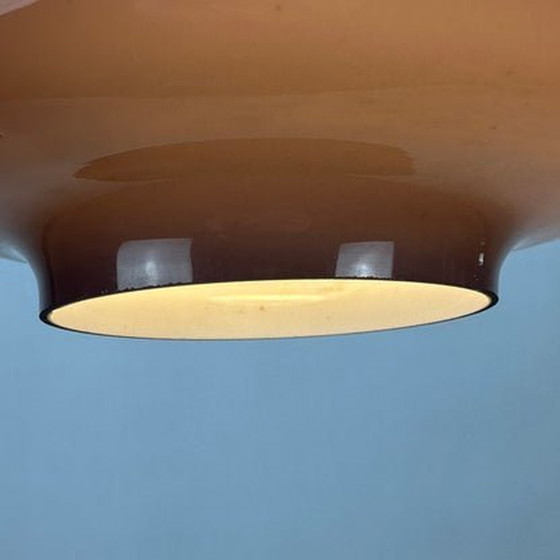 Image 1 of Lampe suspendue en verre opalin violet Kreta For Holmegaard By Jacob Bang
