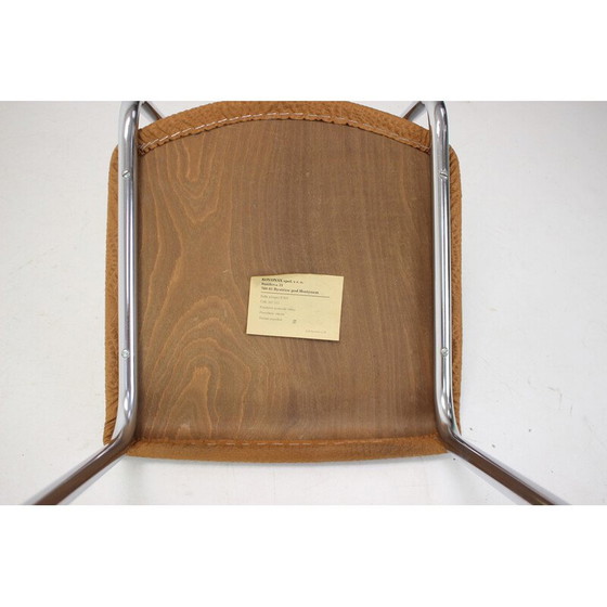 Image 1 of Chaise vintage en tube chromé par Kovonax, Tchécoslovaquie 1970