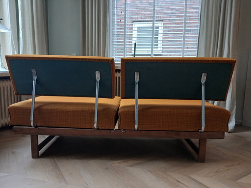 Lit de jour de Walter Knoll avec tapisserie d'origine