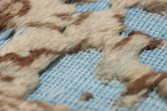 Image 1 of 1X Vintage-Blue Lagoon - 293X187 Cm - Handgeknüpft - Nr. 13731