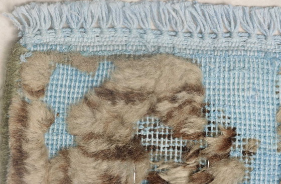 Image 1 of 1X Vintage-Blue Lagoon - 293X187 Cm - Handgeknüpft - Nr. 13731