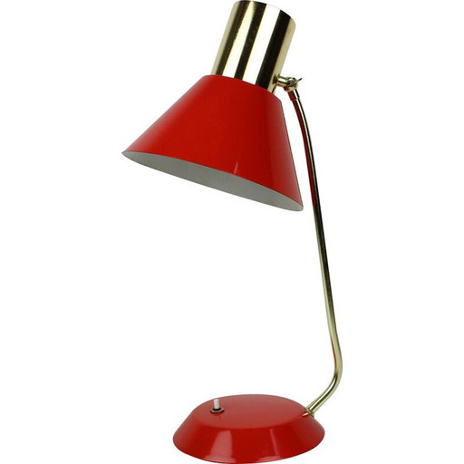 Lampe vintage en métal et laiton, Allemagne 1978