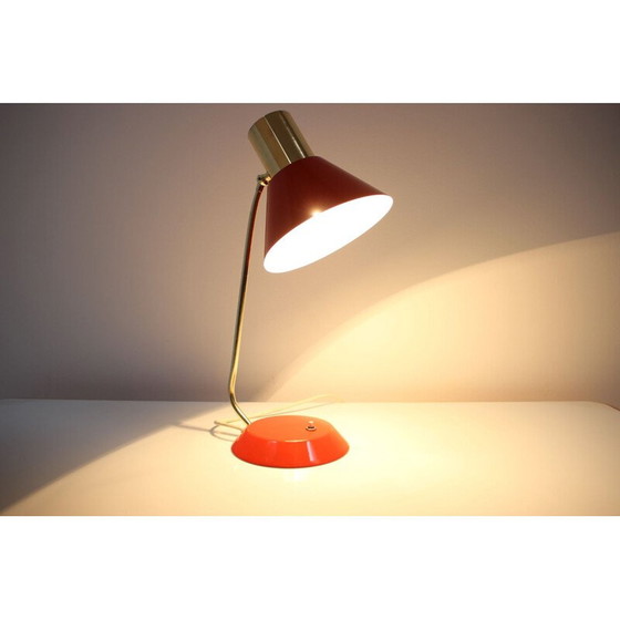 Image 1 of Lampe vintage en métal et laiton, Allemagne 1978