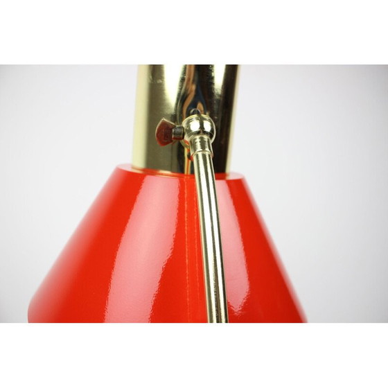 Image 1 of Lampe vintage en métal et laiton, Allemagne 1978