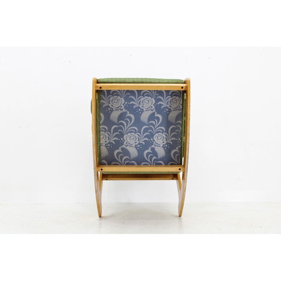 Image 1 of Fauteuil à bascule vintage brutaliste, Tchécoslovaquie 1970