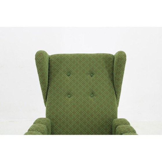 Image 1 of Fauteuil à bascule vintage brutaliste, Tchécoslovaquie 1970