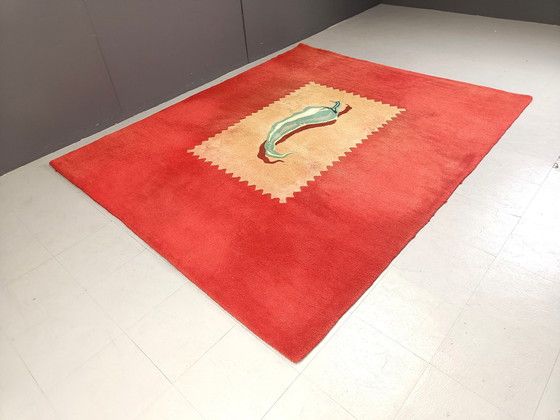 Image 1 of Grand tapis noué à la main, 1990S