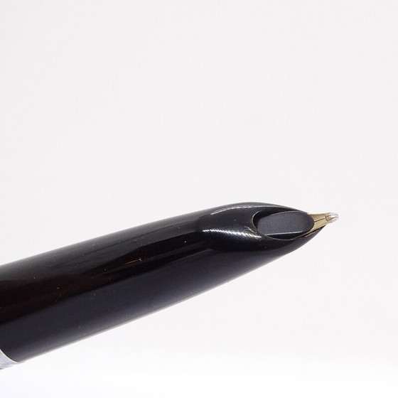 Image 1 of Paire de stylos plume vintage Parker 51 en lucite et acier plaqué or, 1970