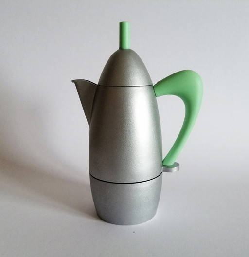 Carlo Giannini "Chicca" Cafetière postmoderne 1980S Italie