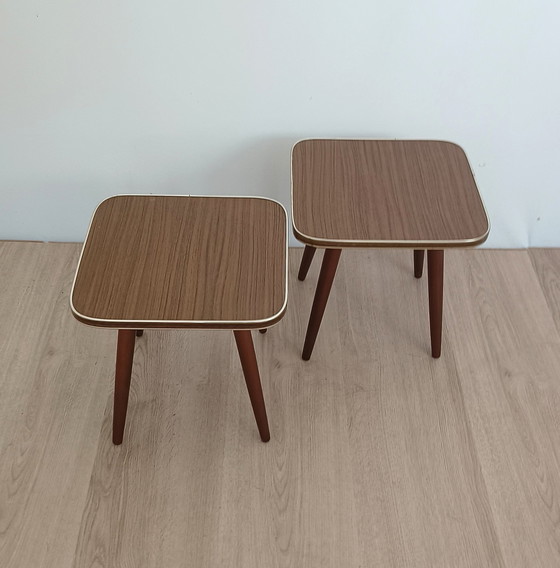 Image 1 of Deux tables à plantes des années 50