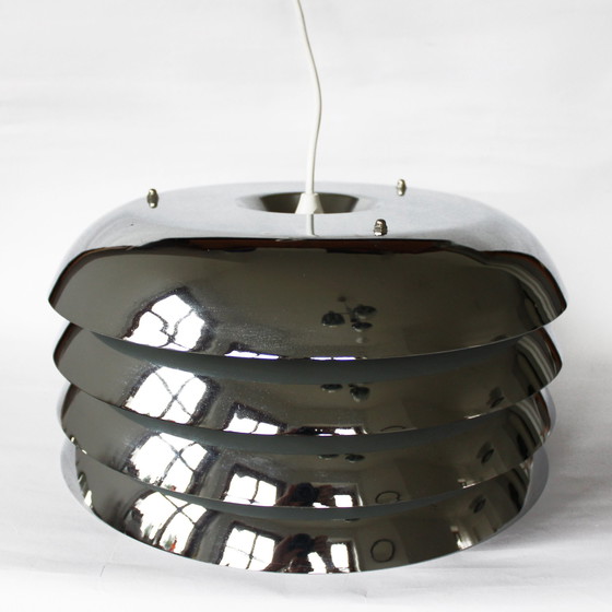 Image 1 of Lampe pendante chromée vintage