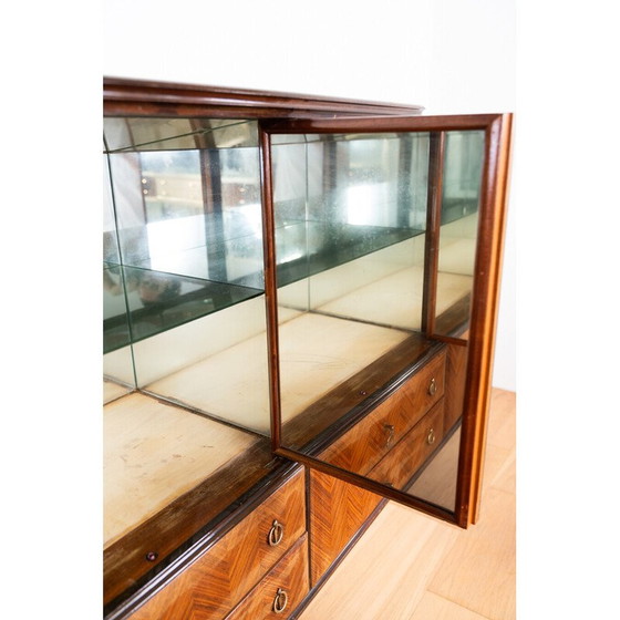 Image 1 of Paire de lowboards vintage en bois de rose, Italie 1950