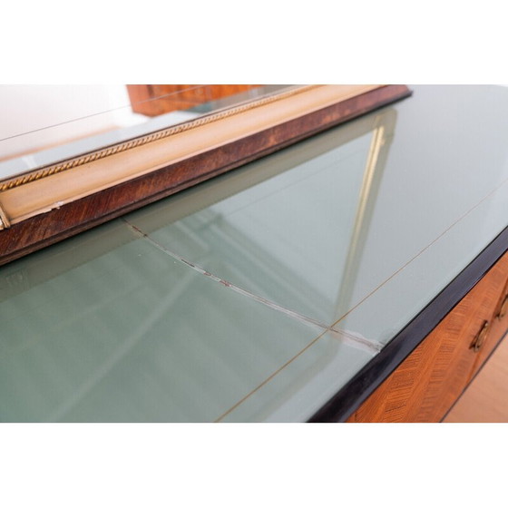 Image 1 of Paire de lowboards vintage en bois de rose, Italie 1950