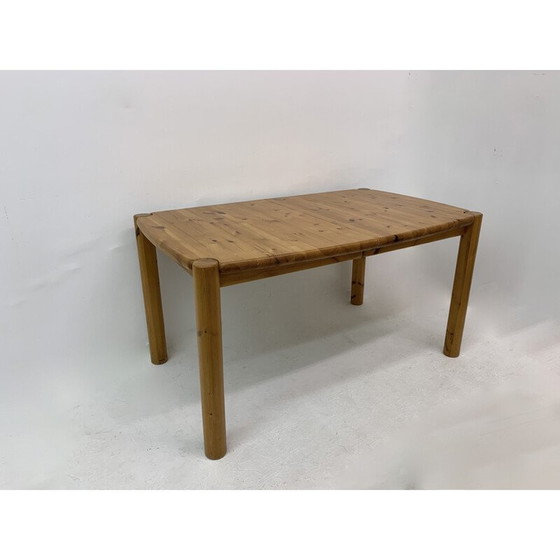 Image 1 of Table de salle à manger vintage en pin par Rainer Daumiller, Allemagne 1970