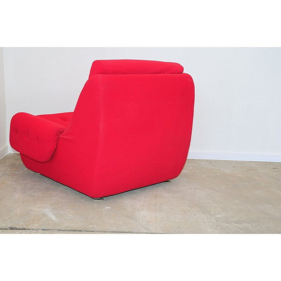 Image 1 of Paire de fauteuils vintage en mousse et polystyrène pour Jitona, Tchécoslovaquie, 1970
