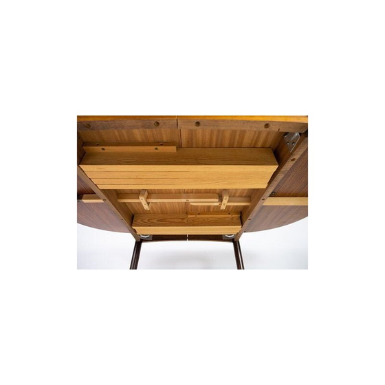Image 1 of Table vintage avec rallonge en bois de rose par Arne Vodder, 1960