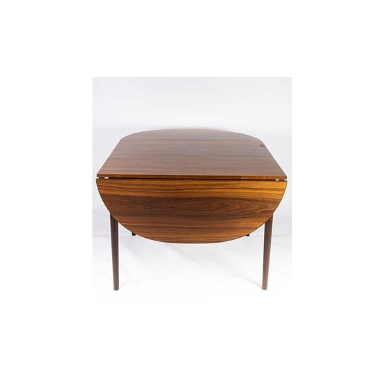 Image 1 of Table vintage avec rallonge en bois de rose par Arne Vodder, 1960