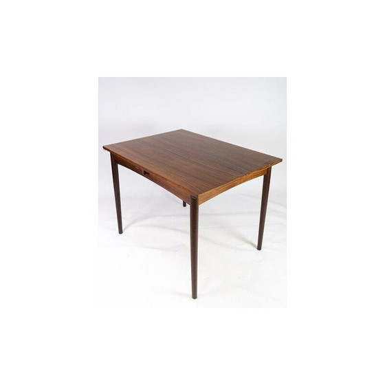 Image 1 of Table vintage avec rallonge en bois de rose par Arne Vodder, 1960