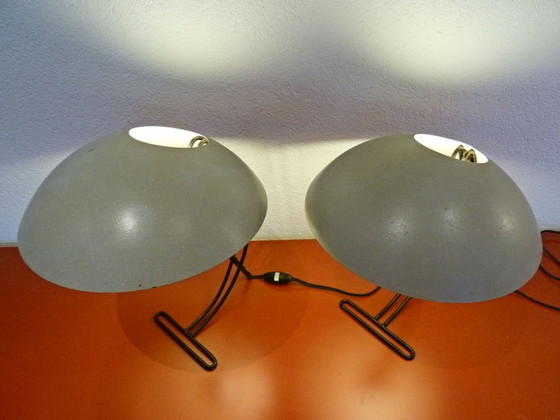 Image 1 of 2X Philips Louis Kalff Nb100 Lampe de bureau vintage