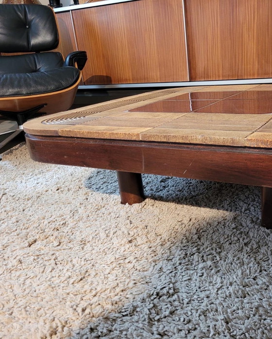 Image 1 of Table Basse Roger Capron Modèle Mambo 1970