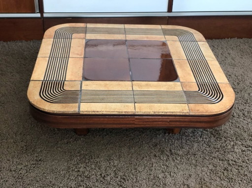 Table Basse Roger Capron Modèle Mambo 1970