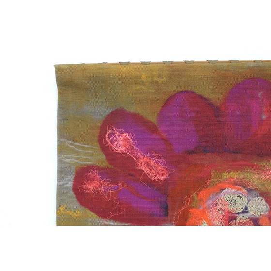 Image 1 of Tapisserie vintage en laine d'Art Protis, Tchécoslovaquie 1974