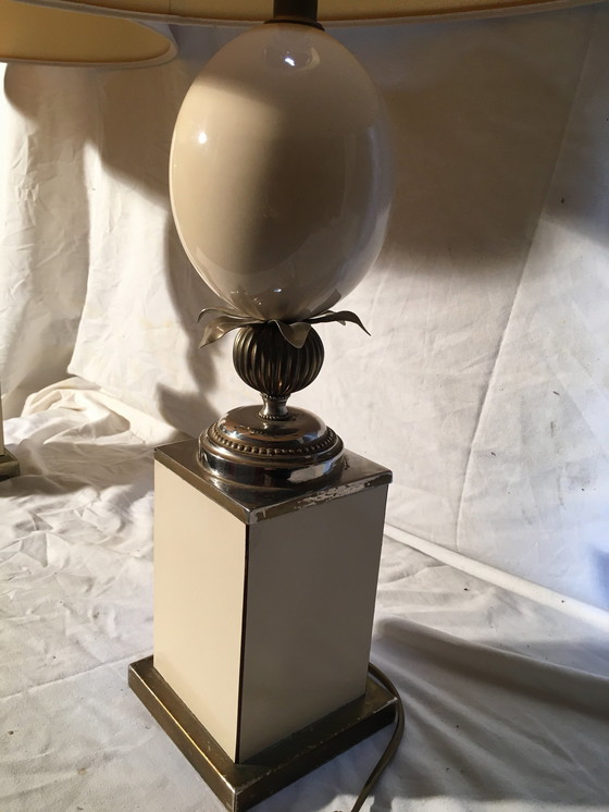 Image 1 of Paire de lampes à œuf vintage
