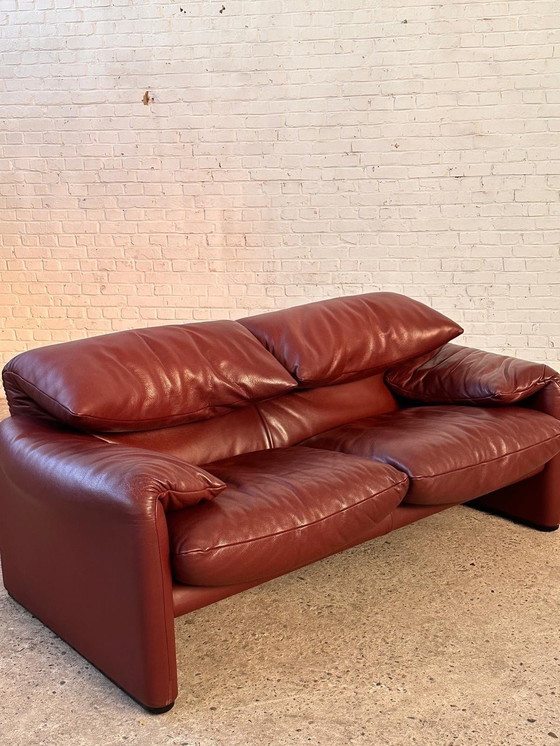 Image 1 of Cassina Maralunga 2-Seater Sofa By Vico Magistretti