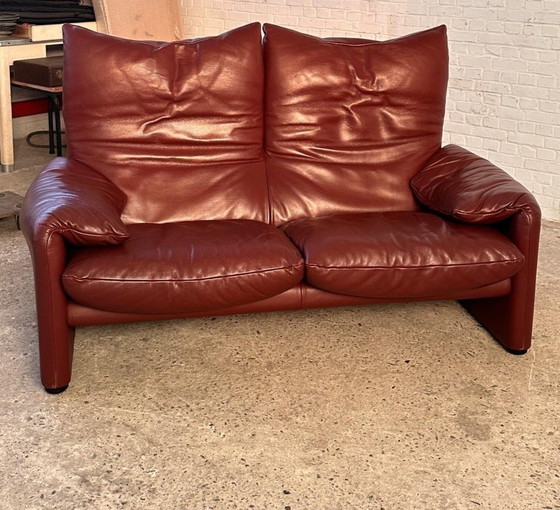 Image 1 of Cassina Maralunga 2-Seater Sofa By Vico Magistretti