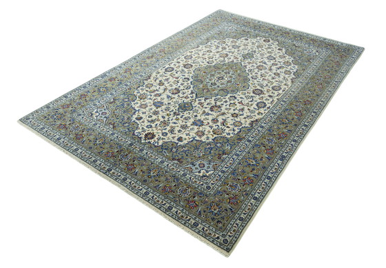 Image 1 of Tapis Keshan en liège noué à la main 307 X 203 cm