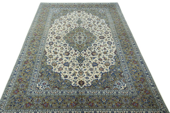 Image 1 of Tapis Keshan en liège noué à la main 307 X 203 cm