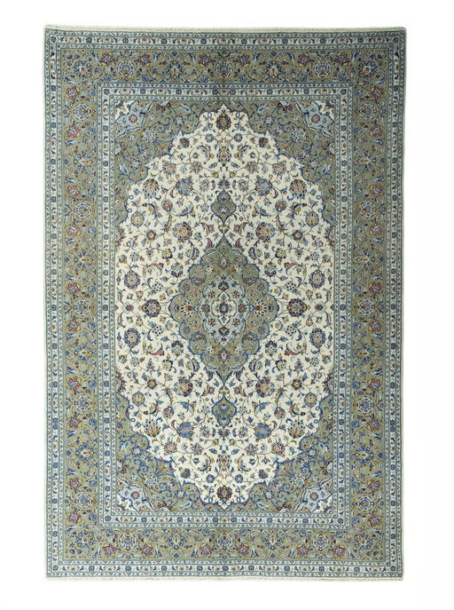 Tapis Keshan en liège noué à la main 307 X 203 cm