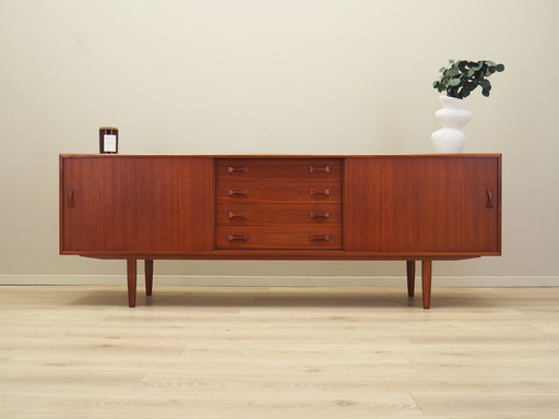 Buffet en teck, design danois, années 1960, fabricant : Clausen & Son