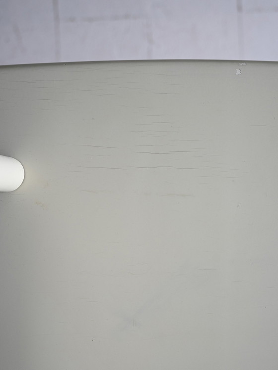 Image 1 of 1960S Vintage Wooden Vanity With Adjustable Mirror, White Painted Dressing Table