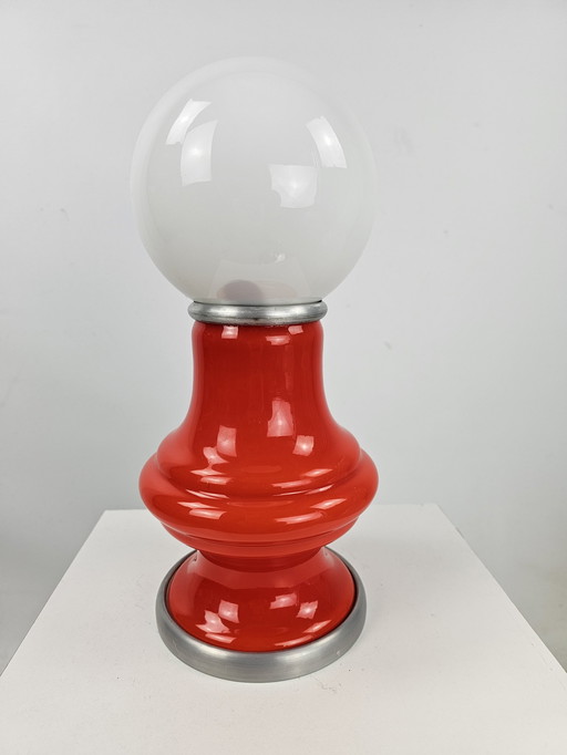 Lampe de table en verre italienne