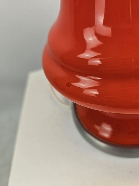 Image 1 of Lampe de table en verre italienne