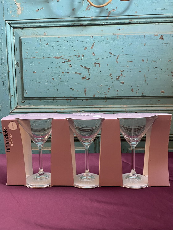 Image 1 of Set de verres à cocktail ou à martini dans leur emballage d'origine