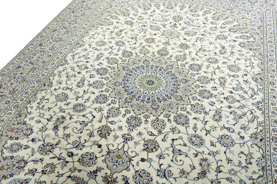 Image 1 of Tapis d'Orient Keshan liège noué à la main - 400 X 301 cm