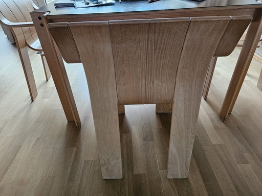 Gijs Bakker For Castelijn Strip Chair With Matching Table