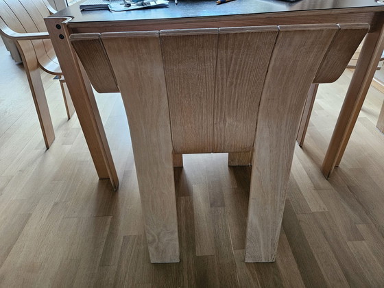 Image 1 of Gijs Bakker For Castelijn Strip Chair With Matching Table