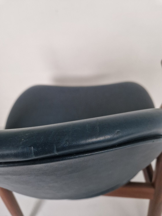 Image 1 of Chaise en teck à cornes de vache By Tijsseling