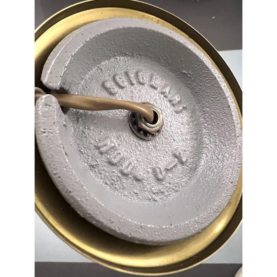 Image 1 of Paire de lampes de table italiennes vintage en laiton par Sciolari, Italie 1970