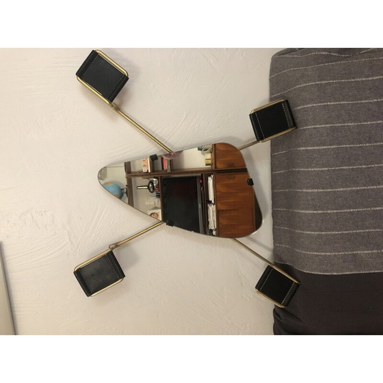 Image 1 of Porte-manteau vintage avec miroir, 1950