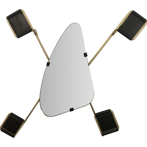 Image 1 of Porte-manteau vintage avec miroir, 1950