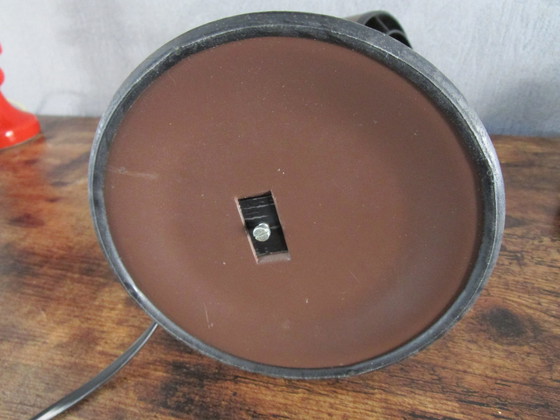 Image 1 of Lampe de bureau vintage marron