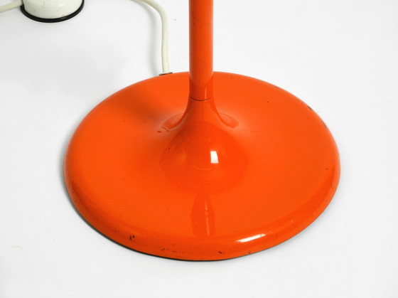 Image 1 of Original 1960S Orange Floor Lamp In Space Age Design By Kaiser Leuchten