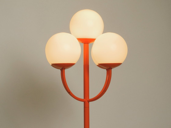 Image 1 of Original 1960S Orange Floor Lamp In Space Age Design By Kaiser Leuchten