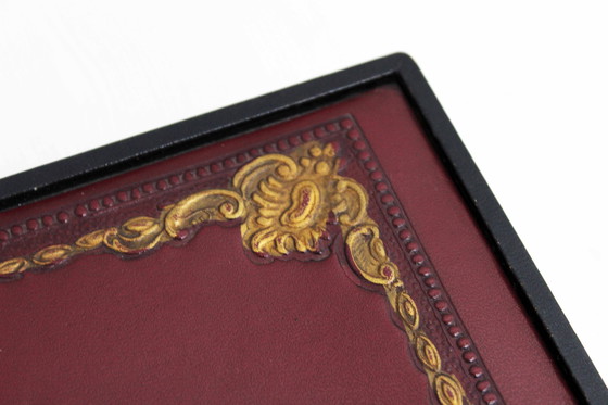 Image 1 of Boîte De Style Art Nouveau Cuir, Italie 1970