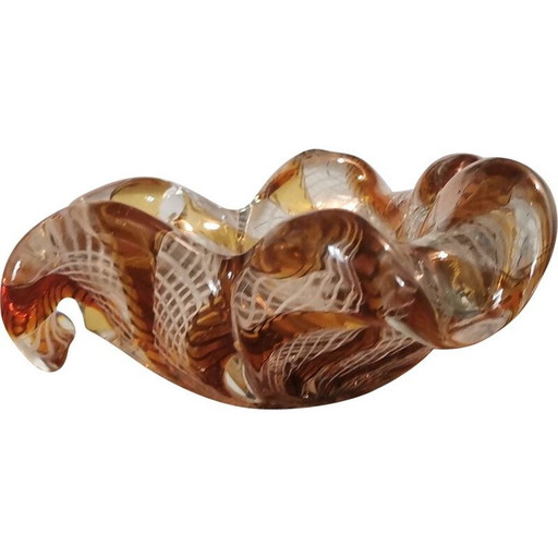 Cendrier vintage en verre de Murano, 1970