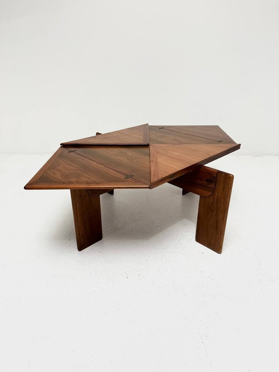 Image 1 of Table de salle à manger extensible De Silvio Coppola Pour Bernini, Années 1960